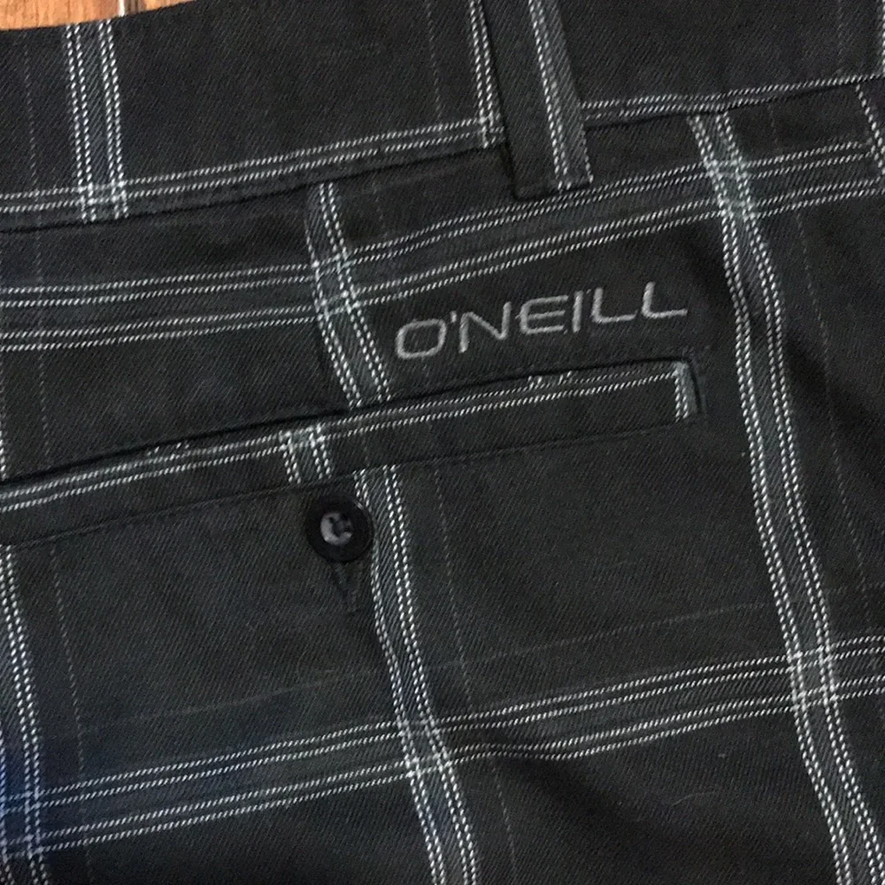 Men’s Size 38 O’Neill Black Flat Front Shorts - Picture 5 of 6